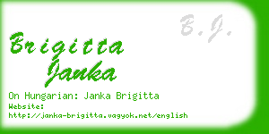 brigitta janka business card